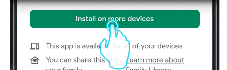 Google Play Website Install button